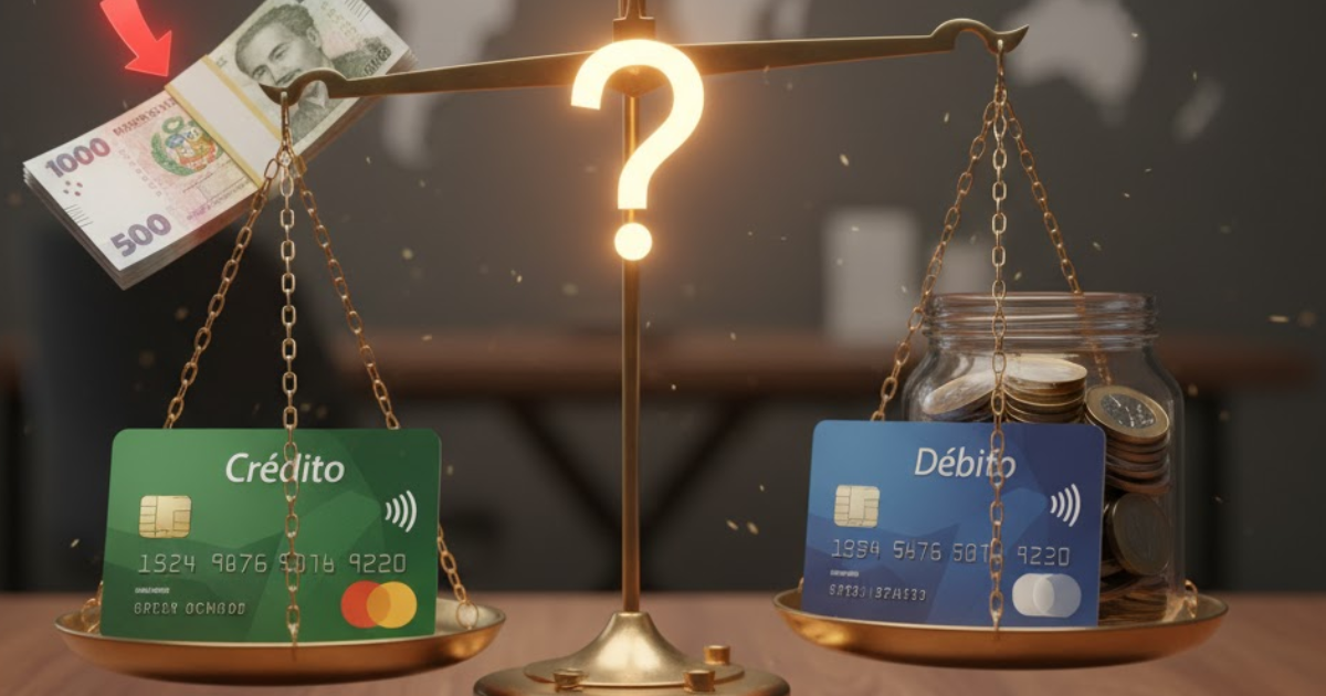 cual es la diferencia entre tarjeta de credito y debito
