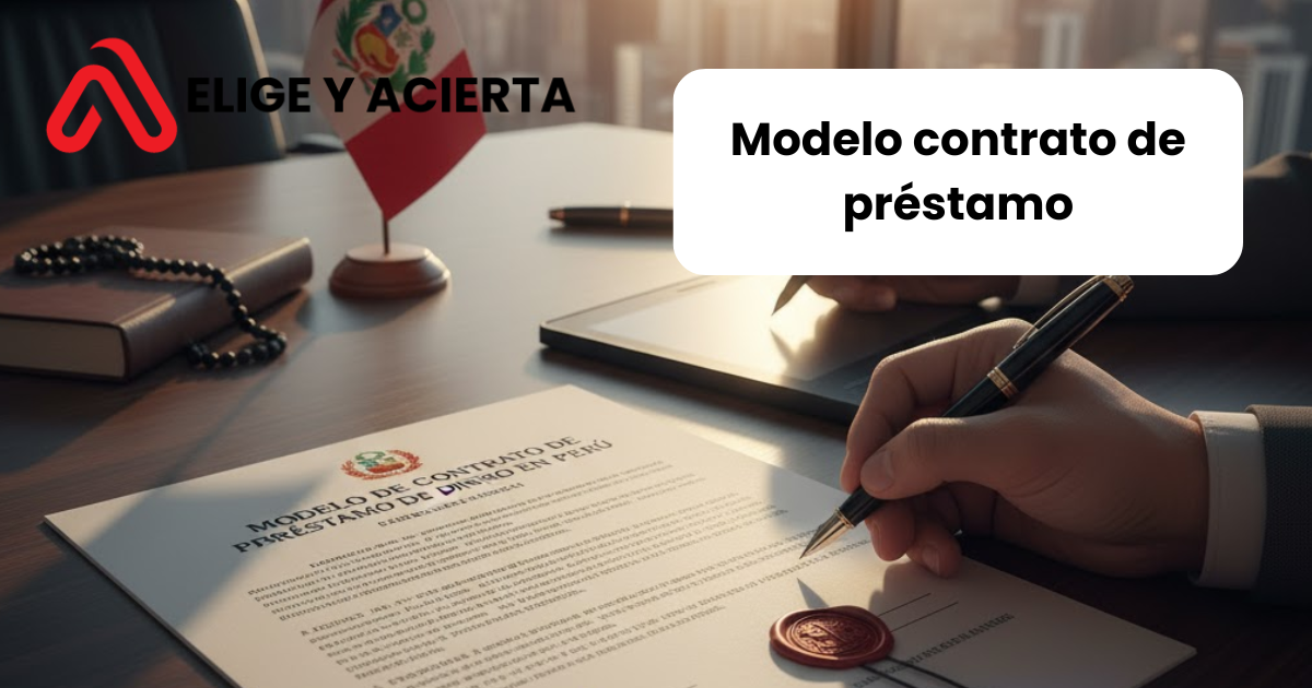 modelo de contrato de prestamo de dinero en word
