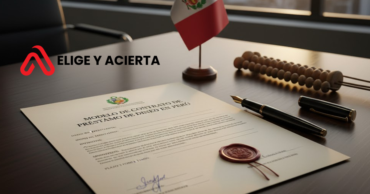modelo de contrato de prestamo de dinero