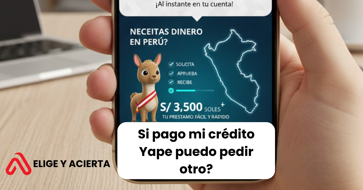 pedir nuevo credito yape peru